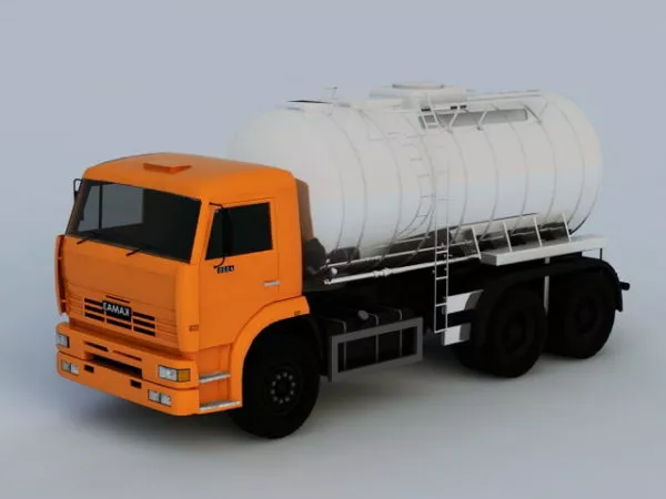 Oil Tank Truck 3d model Oil Tank Truck 3d model