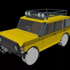 1987camel Trophy Range Rover 3d model