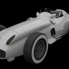 Mercedes-benz W196r F1 3d model