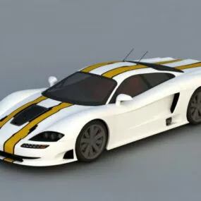 Exotic Sports Car 3d model