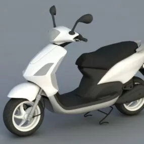 Moped Motorcycle 3d model