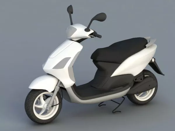 Moped Motorcycle 3d model Moped Motorcycle 3d model