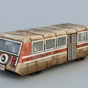 Junk Bus 3d model