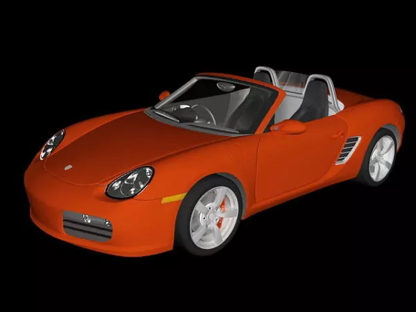 Porsche Boxster 3d model Porsche Boxster 3d model