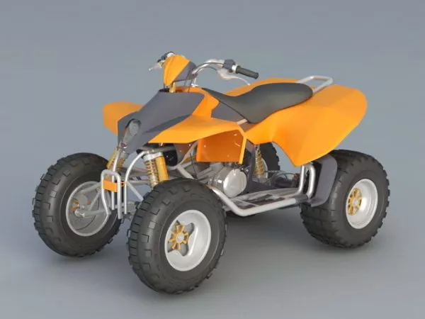 Atv Quad Bike 3d model Atv Quad Bike 3d model
