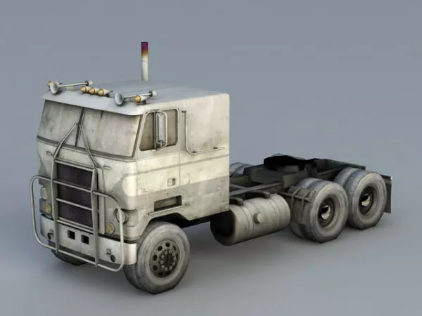 Steam Tractor 3d model