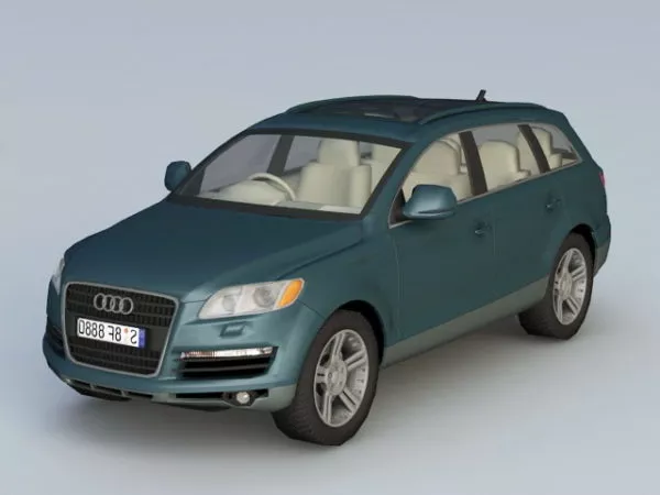 Aud Q7 3d model Aud Q7 3d model