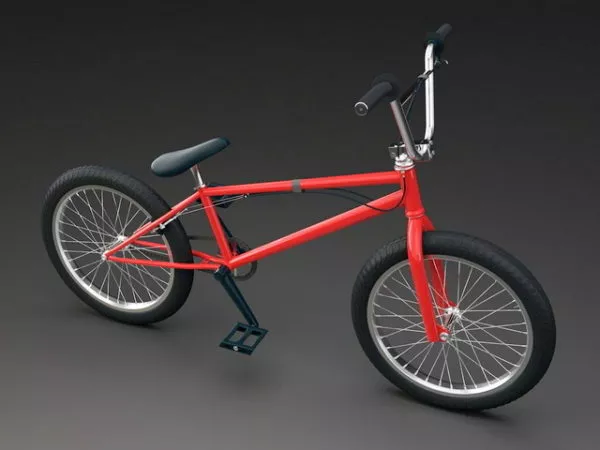 Black Mountain Bicycle 3d model