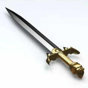 Tiger Head Sword 3d model