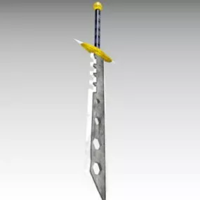 Jagged Sword 3d model