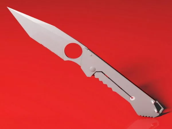 Spy Gear Set With Combat Knife 3d model