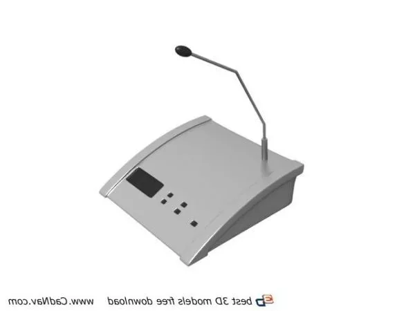Shure Microphone 3d model