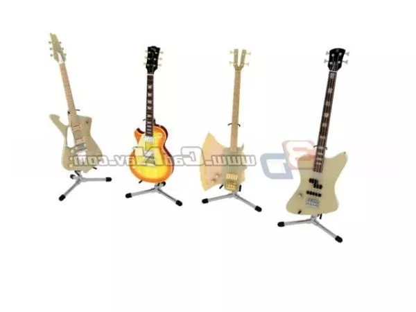 Small Classical Guitar 3d model