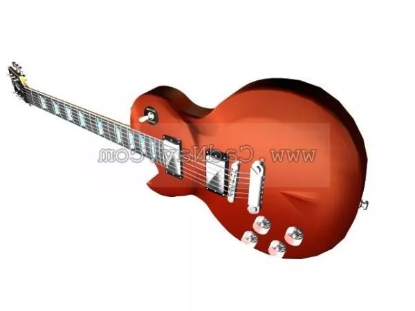 Paul Electric Guitar 3d model Paul Electric Guitar 3d model