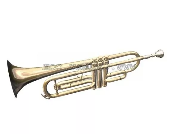 Solo Trumpet 3d model Solo Trumpet 3d model