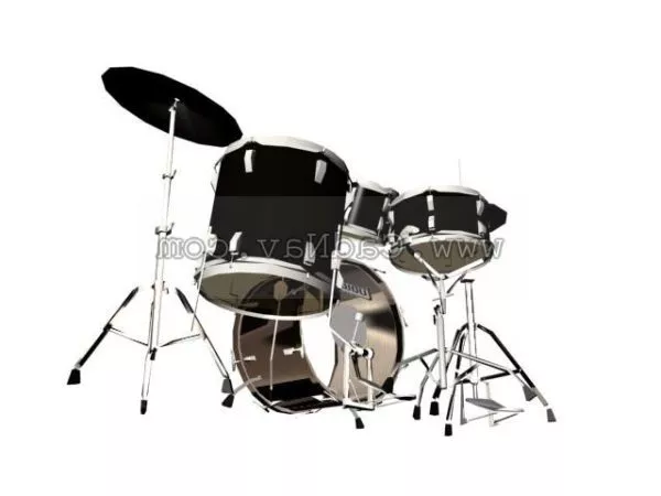 Small Drums Set 3d model