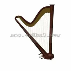 Harp 3d model