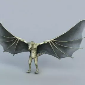 Humanoid Dragon 3d model