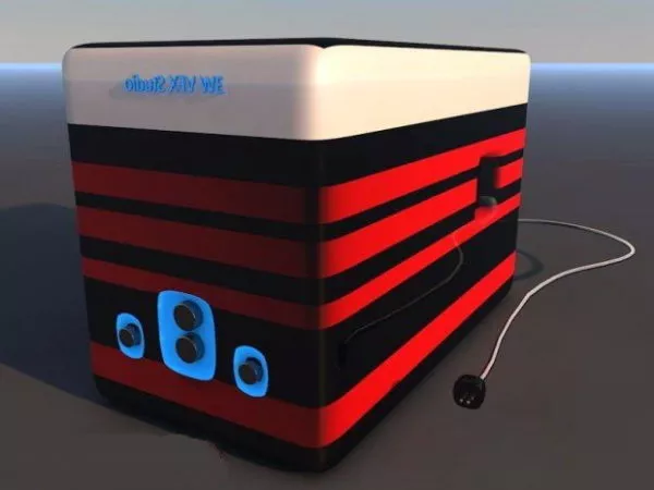 Desktop Speaker 3d model Desktop Speaker 3d model