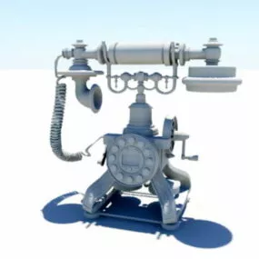 Antique Telephone 3d model