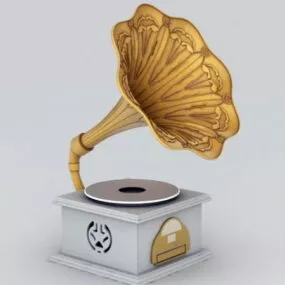 Gramophone Phonograph 3d model