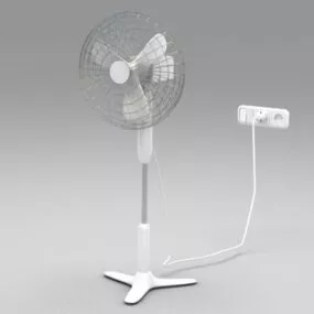 Electric Floor Fan 3d model