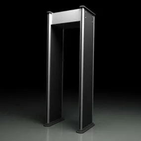 Metal Detector Gate 3d model