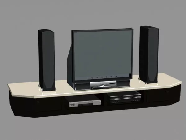 Audio Speaker Wood Case 3d model