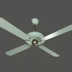 Old Ceiling Fan 3d model