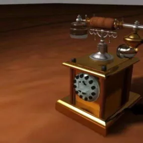 Vintage Telephone 3d model