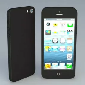 Iphone 5s Black 3d model