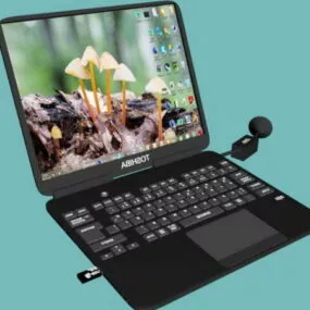 Toshiba Laptop 3d model