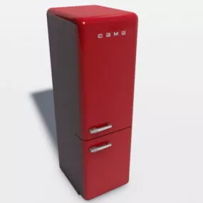 Smeg Refrigerator Freezer 3d model