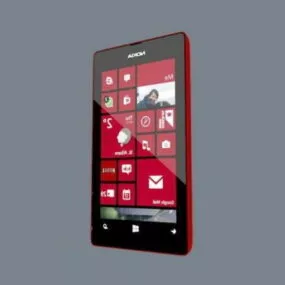 Nokia Lumia 520 Smartphone 3d model