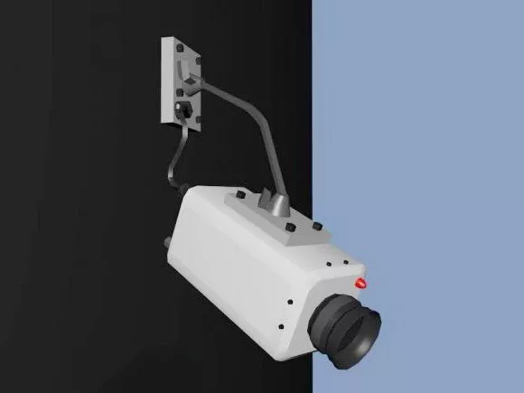 Outdoor Security Camera 3d model Outdoor Security Camera 3d model