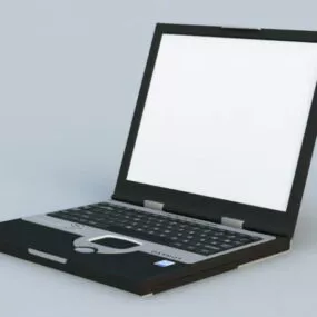 Old Laptop Computer 3d model