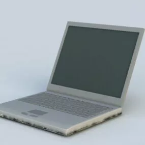 Old Notebook Computer 3d model