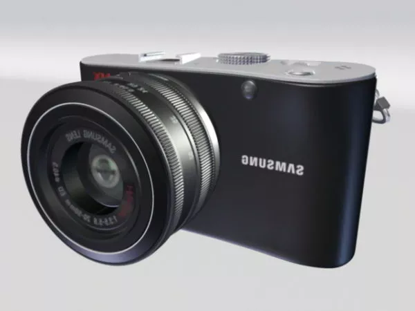 Vintage Nikon Slr Camera 3d model