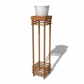 Flower Pot Stand 3d model