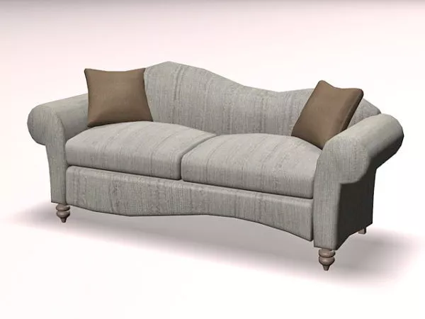 Vintage Modern Sofa Loveseat 3d model Vintage Modern Sofa Loveseat 3d model