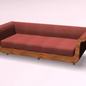 Settee Sofa Furniture 3d model