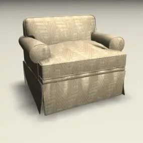 Upholstery Fabric Chair 3d model