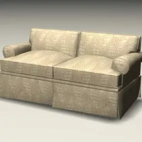 Contemporary Loveseat 3d model