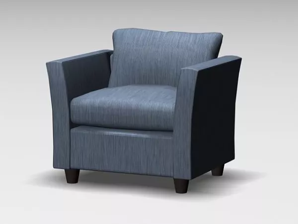 Fabric Club Chair 3d model Fabric Club Chair 3d model