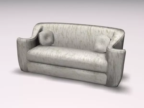 Settee Loveseat 3d model Settee Loveseat 3d model
