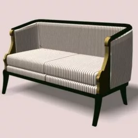 Vintage Settee 3d model