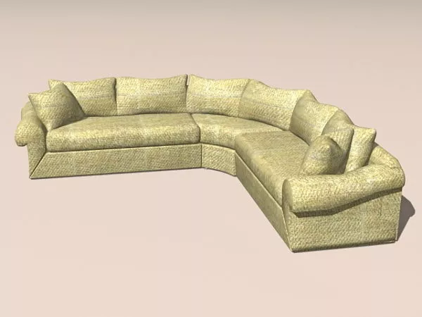 Corner Sectional Sofa 3d model Corner Sectional Sofa 3d model