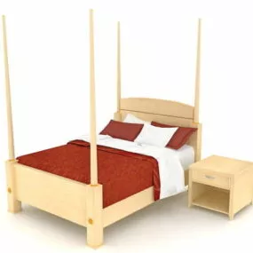 Pencil Poster Bedroom 3d model