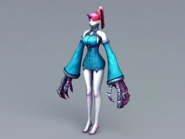 Cyborg Character 3d model