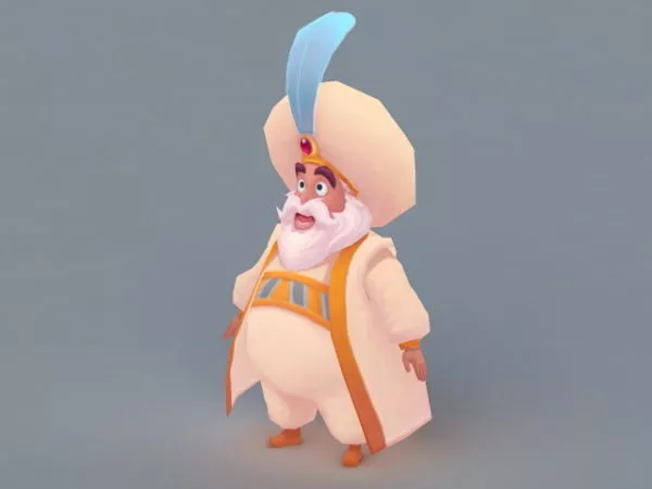Cartoon King Rig 3d model Cartoon King Rig 3d model